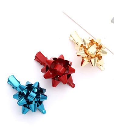 NVENF Christmas Hair Clips for Women - Festive Snowflake Hairpins Holiday Accessories (Style A) - Buy Online on GoSupps.com