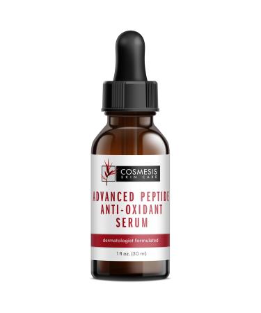 Advanced Peptide Anti-Oxidant Serum: Supports Firmness & Collagen Synthesis with Peptides & Fruit Extracts 1 oz