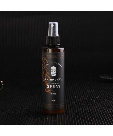 Hairplexx Sea Salt Volume Hair Spray for Men - Natural Volumizing Hair Look | Matte Finish, Mild Hold | Paraben-Free | 200ml/6.7oz - Unscented - Buy Online on GoSupps.com