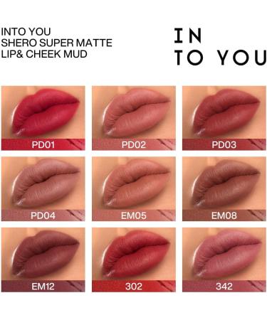  INTO YOU INTO YOU PD03 Long Lasting Matte Liquid Lipstick with Kiss Echter Blush - Buy Online on GoSupps.com