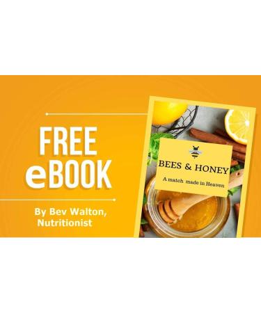 Organic Raw Buckwheat Honey 1.25kg - Pure, Unpasteurized, Dark Honey in Glass Jar - Buy Online on GoSupps.com