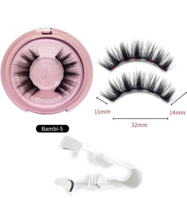 Magnetic Eyelashes 1 Pair of Cat Eye Magnetic False Eyelashes Reusable Natural Magnetic Eyelash Set with Applicator No Glue Need Long Lasting and Strong Hold on Eyelashes Easy to Wear and Remove - Buy Online on GoSupps.com