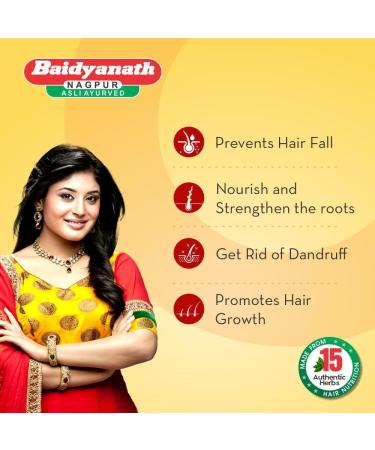 Buy Baaidyanath Mahabhringraj Tel 200 ml - Premium Ayurvedic Hair Oil for Strong Hair Growth - International Shipping Available - Buy Online on GoSupps.com