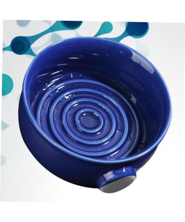 Beavorty Ceramic Razi Bucket - Vintage Shell Shaving Soap Container | Travel-Friendly Razor Care - Buy Online on GoSupps.com