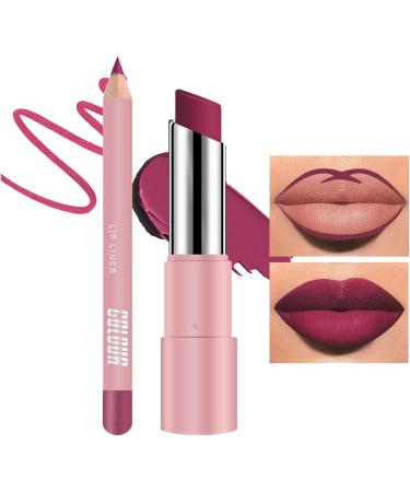 Moisturizing Lip Balm | Waterproof Lip Moisturizer | Long-Lasting Non-Sticky Waterproof Matte Balm for Cold Winter Care and Daily Makeup - Buy Online on GoSupps.com
