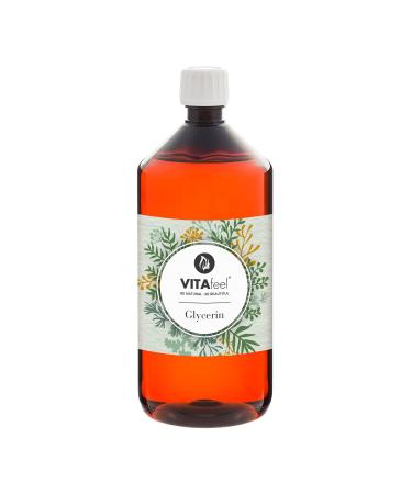 VitaFeel Glycerin 99.5% perfect for DIY disinfection purely vegetable 1000 ml - Buy Online on GoSupps.com