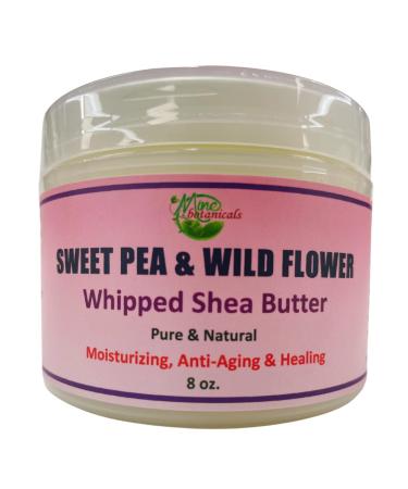 Mine Botanicals Sweet Pea & Wildflower Whipped Shea Butter - Luxurious Moisturizer for All Skin Types - Shop Internationally - Buy Online on GoSupps.com