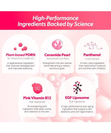Omitted Pink Vitamin PDRN Serum - Bubble Texture Quick Mask & Elasticity and Makeup Booster Cream with Cica and Ceramide Korean Skin Care 3.04 fl. oz. (90ml) - Buy Online on GoSupps.com