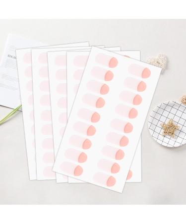 SHIYUAN 18 Stickers Semi Cured Gel Nails Strips French Style Gel Nail Stickers Made of Real Gel Nail Polish for Weddings Graduations Fashion Parties - Buy Online on GoSupps.com