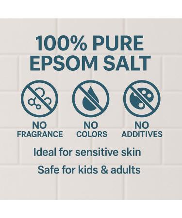 Epsom Sel de bain de 5 kg de sulfate de magn sium de qualit pharmaceutique dans un seau - 100 % pur sel naturel - Bain de pieds - Soin de la peau - Bain de relaxation (5000 g) - Buy Online on GoSupps.com