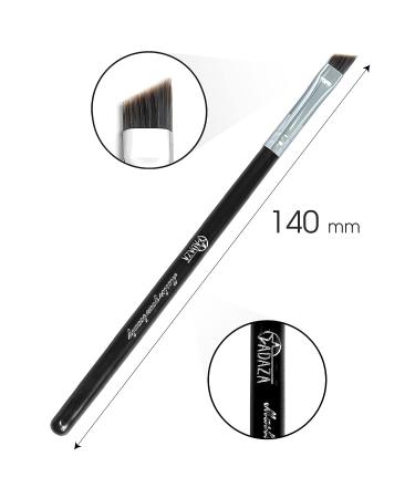 Adaza Premium Makeup Brushes Set - Angled Eyeliner, Slanted Flat Concealer, Foundation Brush - Cruelty-Free Synthetic Bristles - Beauty Cosmetic Tools - Buy Online on GoSupps.com