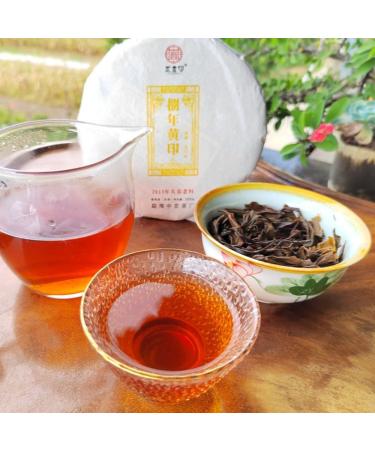 HQZM Yunnan Tianmenshan Ancient Tree Tea 200g Yiwu Gaogan Raw Tea Smooth Taste - Buy Online on GoSupps.com