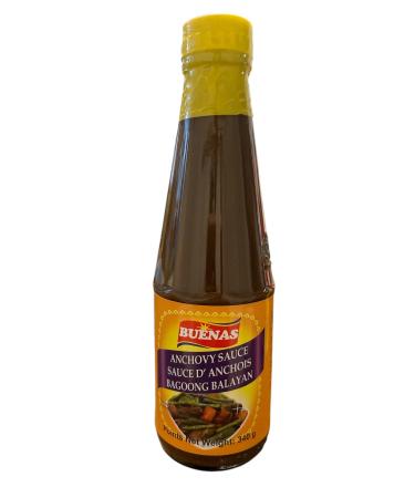 Buenas Anchovy Sauce Bagoong Balayan Net Weight: 340 g