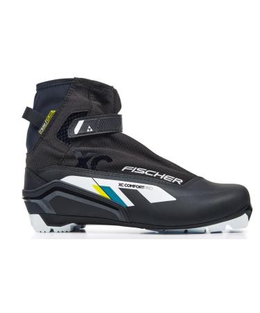 Fischer Unisex Adult Xc Comfort Pro Black Yellow Cross Country Ski Boot 40 Black