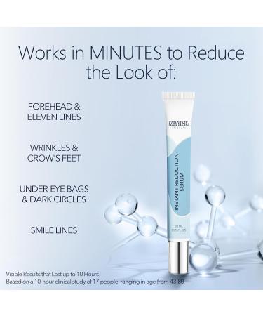 Rapid Reduction Eye Serum - Visibly Reduces Under-Eye Bags Wrinkles Dark Circles Fine Lines & Crow's Feet Instantly Facial Serum-10ML 0.33 Fl Oz (Pack of 1) - Buy Online on GoSupps.com