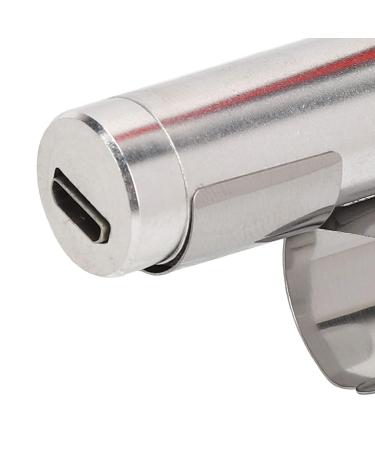 USB Rechargeable Stainless Steel Ear Wax Removal Tool with LED Thumb Lamp - Buy Online on GoSupps.com