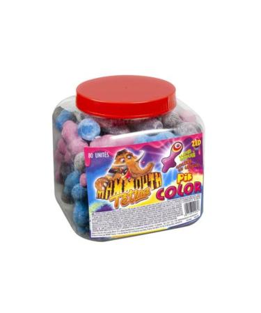 Bonbons Mamouth tetine pik color - 80 pi ces