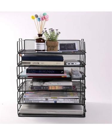 Storage Rack/File Holder Magazine File Rack Desk Organizers and Accessories Letter Trays - Metal Mesh File Holder Organizer Office School - Buy Online on GoSupps.com