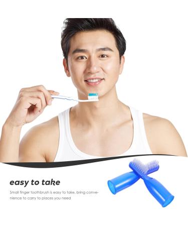 Uonlytech 10pcs Mini Toothbrush Set for Prison Use - Portable Finger Toothbrushes for Travel & Dental Care - Buy Online on GoSupps.com