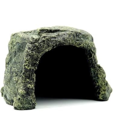 Stone Cavity Shelter for Turtles & Reptiles | Aquarium Decor for Lizards Frogs & Fish - Buy Online on GoSupps.com