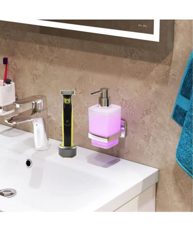 Philips Norelco One Blade QP2520 & QP2630 Shaver Razor Stand - Aluminum Alloy Men's Shaving Stand for Bathroom Sink, Desk, Counter, Dresser, or Travel (Gray+Green) - Buy Online on GoSupps.com