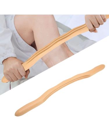 Shop Verdant Touch Wood Gua Sha Tool - Ergonomic Massage Stick & Roller for Pain Relief | International Shipping - Buy Online on GoSupps.com