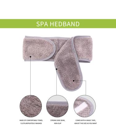 Simnice 6-Piece Spa Facial Headbands for Women - Adjustable Terry Cloth Head Wraps for Makeup, Shower, Bath, and Sports - Buy Online on GoSupps.com