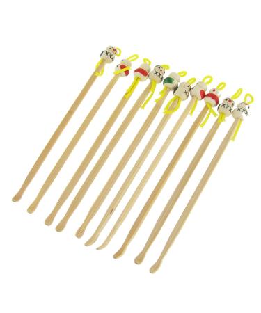 Qtqgoitem Japanese Doll Bamboo Earpick Ear Wax Remover Cleaning Tool 4.7 10 Pcs Yellow (Model: 5ae 8a4 561 296 768)