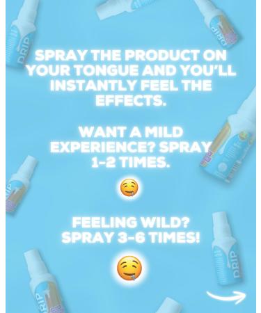 DRIP Mouth Watering Spray for Dry Mouth Relief with Tingle Effect Pocket Travel Saliva Substitute Lozenges Alternative - Orange Creamsicle Flavor - Buy Online on GoSupps.com