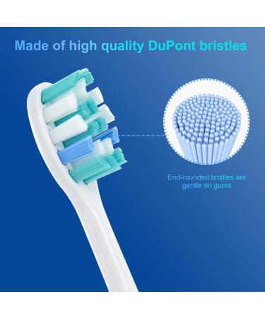 Replacement Toothbrush Heads for Philips Sonicare - Compatible Electric Toothbrush Brush Heads (Click-on/Snap-on) | KD-D2 - International Shipping Available - Buy Online on GoSupps.com