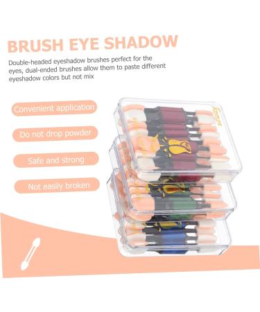 MAGICLULU 30pcs Double Ended Eye Shadow Stick Eyeshadow Sponge Foundation Applicator Concealer Brush Makeup - Buy Online on GoSupps.com