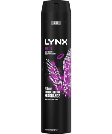 Lynx 12 Hour Refreshing Excite Shower Gel 500 with Lynx 48 Hour Excite Body Spray 250ml Leaving you smelling great Dermatologically Tested Keep Smelling Irresistible! - Buy Online on GoSupps.com