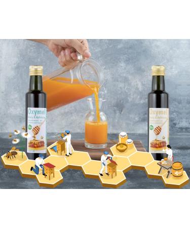 Buy Oxymel Organic Turmeric & Ginger Drink Additive 100ml with Honey & Apple Cider Vinegar - International Shipping Available - Buy Online on GoSupps.com