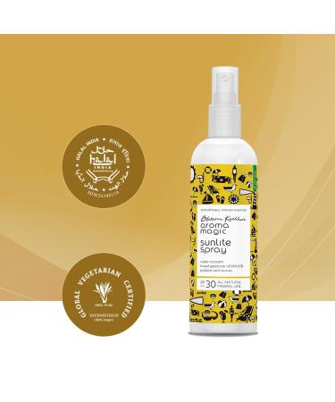 Aroma Magic Sunlite Sunscreen Spray SPF 30 | Broad Spectrum UVA/UVB Protection | Non-Nano Zinc Oxide | Water Resistant | 3.38 Fl Oz/100ml - International Shipping Available - Buy Online on GoSupps.com