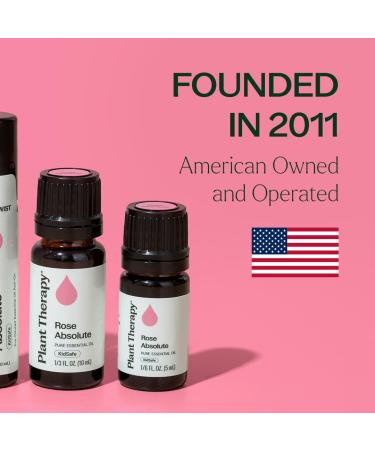 Plant Therapy Rose Absolute Essential Oil 5 mL (1/6 oz) 100% Pure Undiluted Calming & Emotionally Grounding Great Essential Oil for Skincare 0.16 Fl Oz (Pack of 1) - Buy Online on GoSupps.com