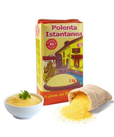 Molino Riva Instant Polenta 2.2 lb | Ready in 2 Minutes Pack of 1