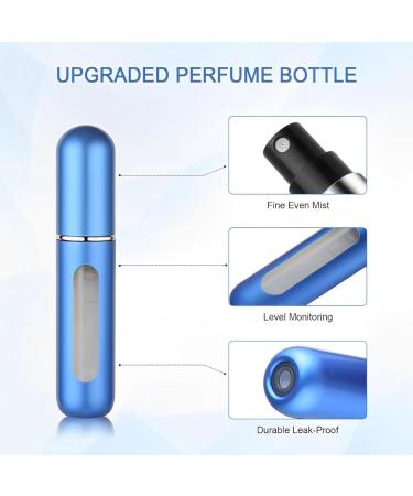 4PCS Portable Perfume Travel Refillable Mini Travel Perfume Bottle Refillable Travel Perfume Atomizer Cologne Travel Bottle Travel Size Perfume Refill Bottle(5ml) Color-D - Buy Online on GoSupps.com