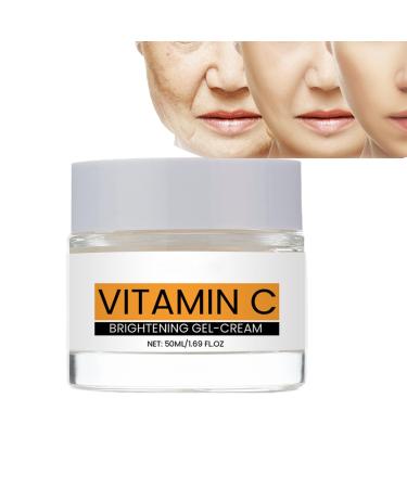 TXYUE Vitamin C Facial Gel Cream Hydrating and Firming Moisturizer for the Face Brightening Care Cream for AntiWrinkle Care Gentle Daily Use for All 1