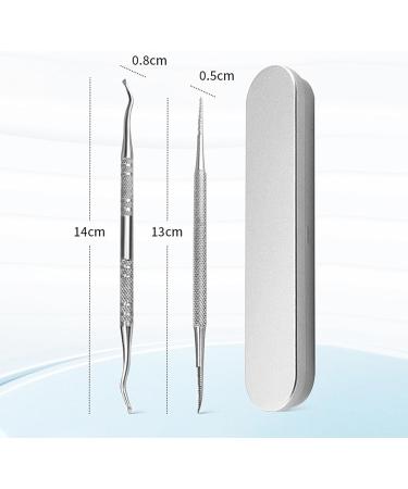 OioTuyi 2 Pieces Professional Pedicure Tool Set Double Sided Corner Lifter and Stainless Steel Nail File for Ingrown Toenails - Buy Online on GoSupps.com