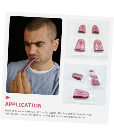 Buy Ibasenice 2-St Fake Tongue Prop Fun Toy for Kids & Adults Perfect for Costumes & Pranks | 5x3.5cm - Buy Online on GoSupps.com