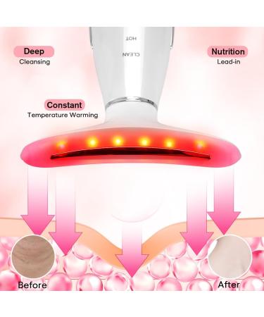 LATME Facial Massager - 3 Mode Neck & Face Massager Tool with Heat | Portable Beauty Instrument for Glowing Skin - International Shipping Available - Buy Online on GoSupps.com