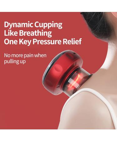 Becommend Smart Dynamic Cupping Therapy Set Cellulite Massager 3 in 1 Vacuum Therapy Machine Cellulite Remover Gua Sha Massage Tool with12 Level Temperature and Suction  12 Level Red - Buy Online on GoSupps.com