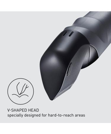 Panasonic ER-GK80-S Black Body Groomer - Wet/Dry Cordless Electric Trimmer for Men and Women, Multi-Directional Shaving with 2 Comb Attachments - Buy Online on GoSupps.com