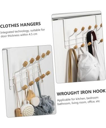jojofuny Condiment Jar 2 Pcs 1 Wall Hanging Hook Hanger Coat Hangers Metal Hangers Wrought Iron Hooks Backpack Bath Ball - Buy Online on GoSupps.com