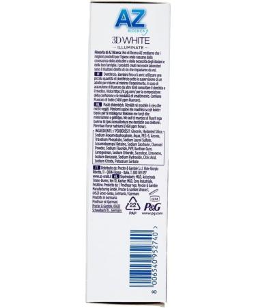 Dentifricio AZ Perfezione Carbone - Whitening Charcoal Toothpaste (6x50ml) + Italian Gourmet Polpa 400g | International Shipping - Buy Online on GoSupps.com