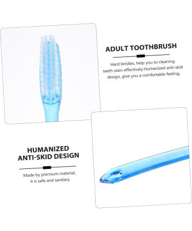 12th Biodegradable Toothbrush for Adults Brightening Hard Bristle Eco-Friendly Dental Hygiene with Floss Stick | International Shipping - Buy Online on GoSupps.com