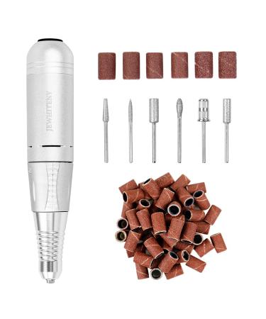 Portable Electric Nail Drill Machine Professional 35000 RPM Manicure Pedicure Polishing Nail File Drill Kit Set with Sanding Bands for Acrylic Gel Nails 1 Count (Pack of 1)