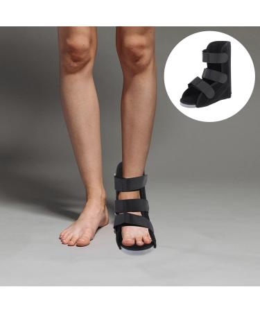 FOMIYES Ankle Straight Shoes - Foot Sprains & Fractures Support Adjustable Ankle Brace Pneumatic Boot for Broken Foot Comfortable & Durable (35X25X18CM Black - Buy Online on GoSupps.com