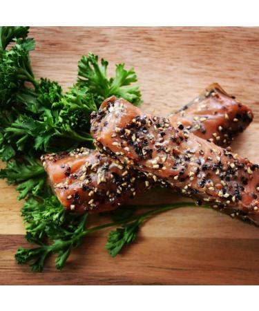 Indian Candy Maple Smoked Wild British Columbia Salmon Fish from Canada Candied and Cured in Maple Syrup (2 Lbs)