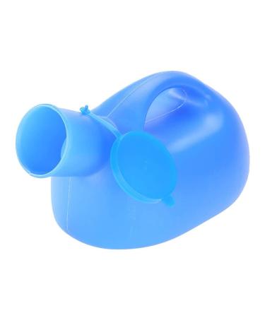 Men Urinal Urinals for Men - 2000mL Thick Plastic Mens Bedpan with Lid - Male Portable Pee Bottles - Travel Urine Collection Containers Convenient and Practical Urinal